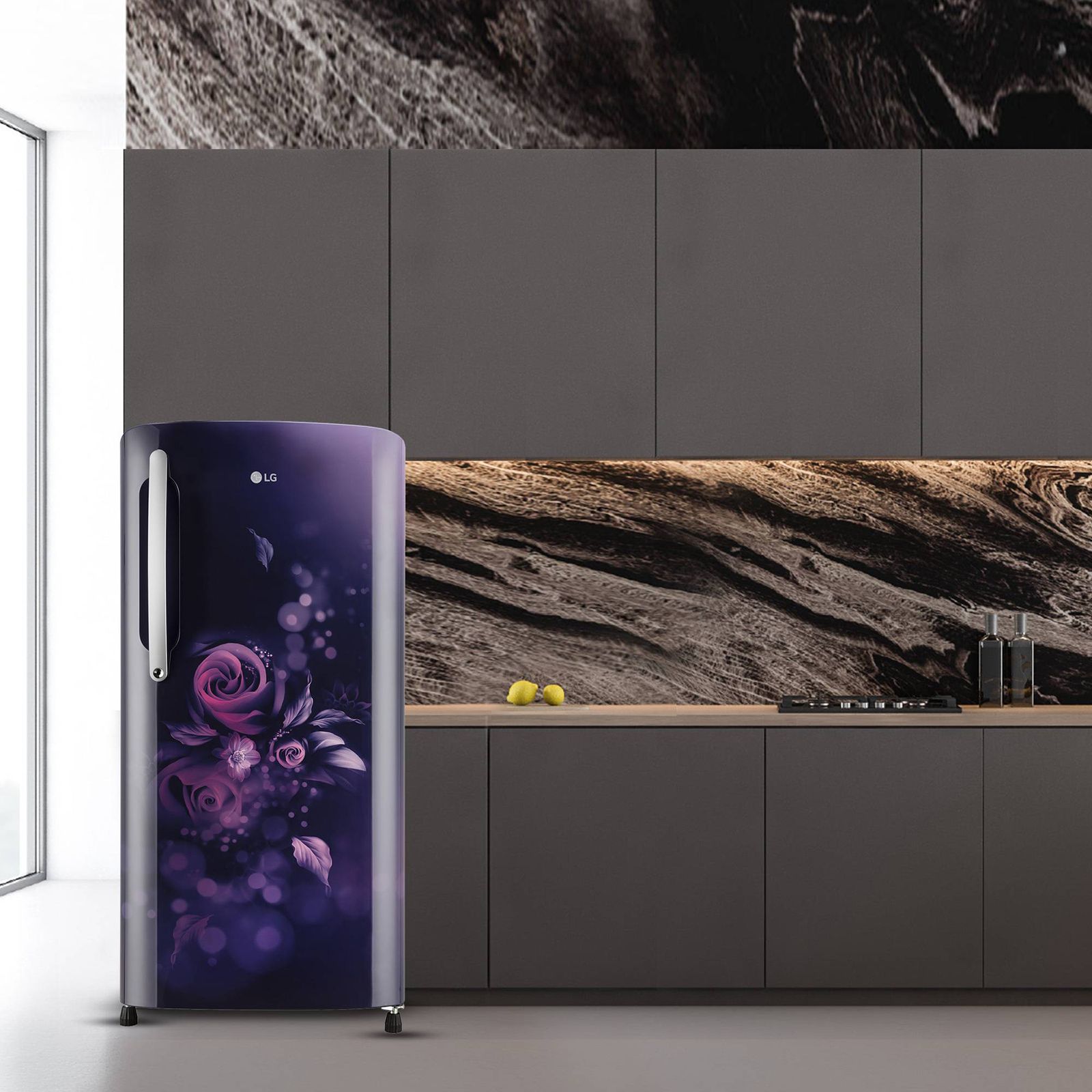 LG 201 Litres 3 Star Direct Cool Single Door Refrigerator with Anti-Bacterial Gasket (GLB211HBEDABEZEBN, Blue Euphoria)_20