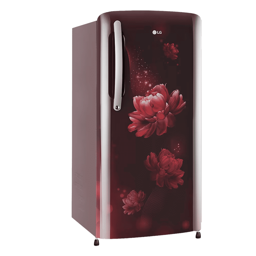 LG 201 Litres 3 Star Direct Cool Single Door Refrigerator with Anti-Bacterial Gasket (GLB211HSCDASCZEBN, Scarlet Charm)_11