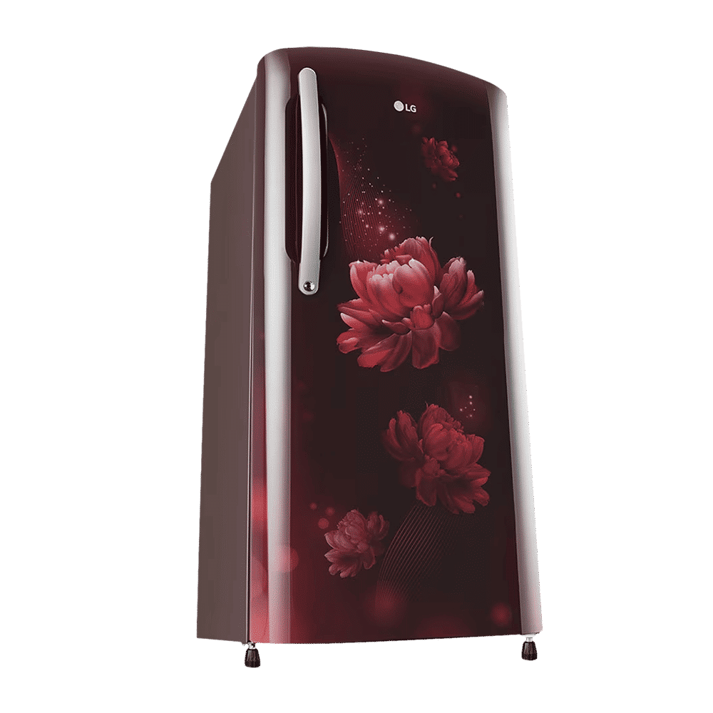 LG 201 Litres 3 Star Direct Cool Single Door Refrigerator with Anti-Bacterial Gasket (GLB211HSCDASCZEBN, Scarlet Charm)_12