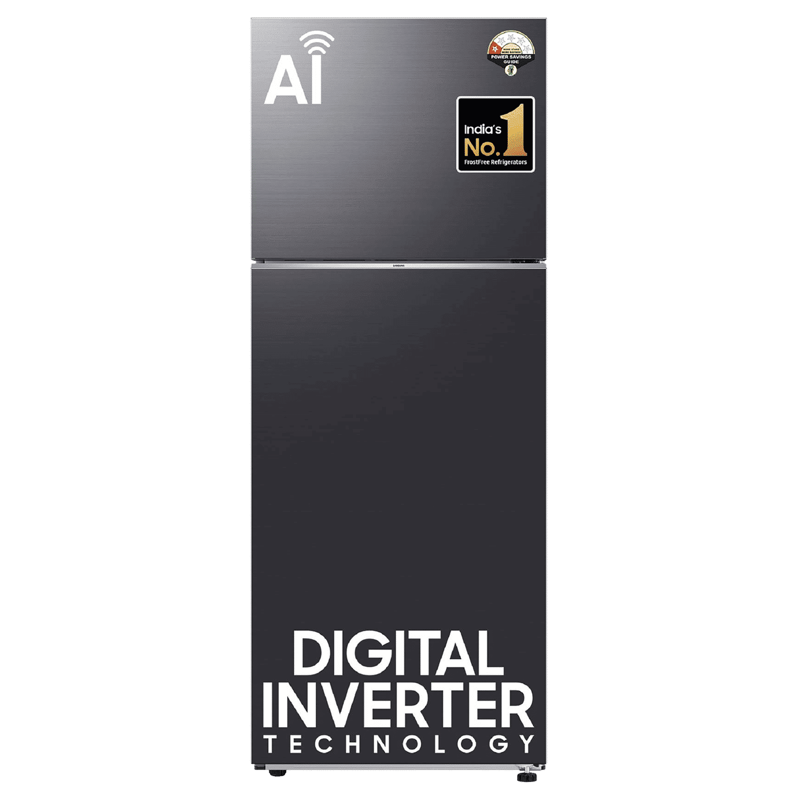 SAMSUNG 465 Litres 1 Star Frost Free Double Door Refrigerator with Mono Cooling Technology (RT51CG662AB1TL, Black Matt) SAMSUNG 465 Litres 1 Star Frost Free Double Door Refrigerator with Mono Cooling Technology (RT51CG662AB1TL, Black Matt)_1