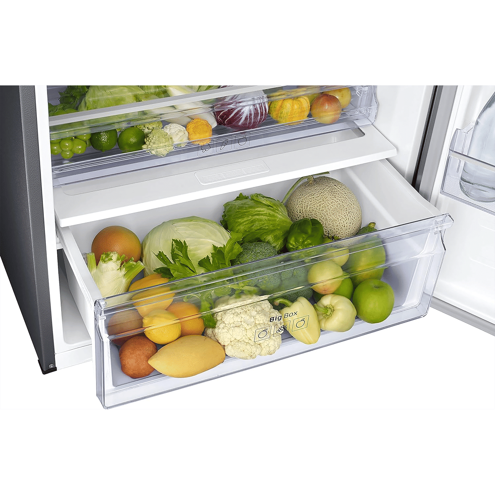 SAMSUNG 530 Litres 1 Star Frost Free Double Door Refrigerator with Twin Cooling Plus Technology (RT56C637SSL/TL, Clean Steel)_6