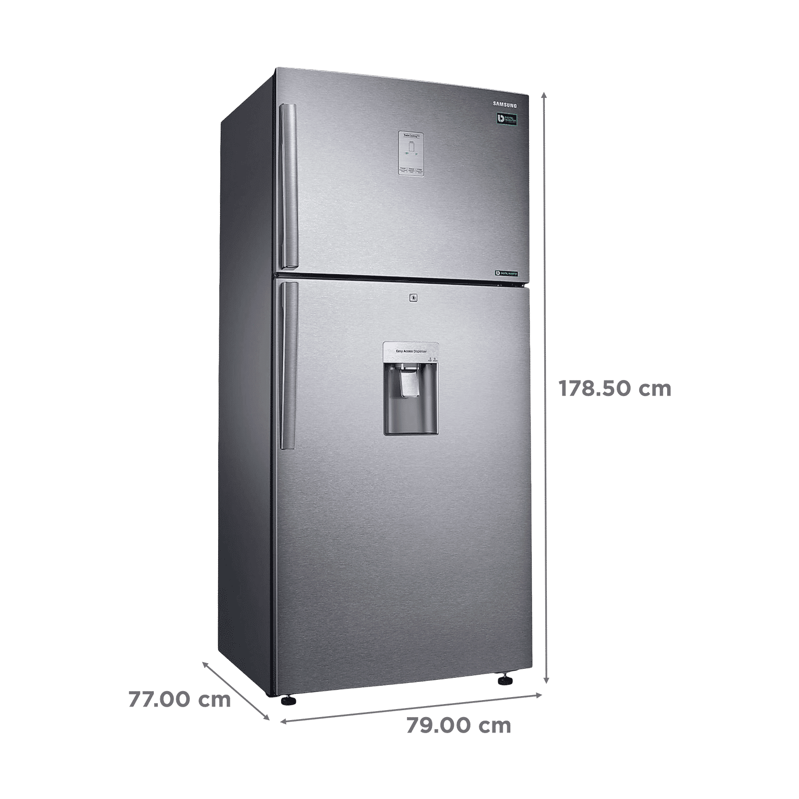 SAMSUNG 501 Litres 1 Star Frost Free Double Door Convertible Refrigerator with Twin Cooling Plus Technology (RT54C655SSL, Real Stainless) SAMSUNG 501 Litres 1 Star Frost Free Double Door Convertible Refrigerator with Twin Cooling Plus Technology (RT54C655SSL, Real Stainless)_2