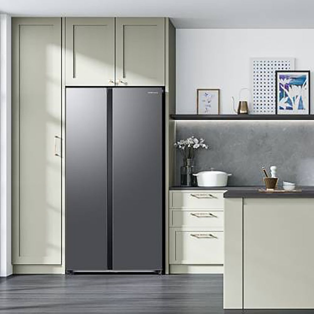 SAMSUNG 653 Litres 3 Star Frost Free Side by Side Convertible Refrigerator with Twin Cooling Plus Technology (RS76CG8003S9HL, Refined Inox)_12