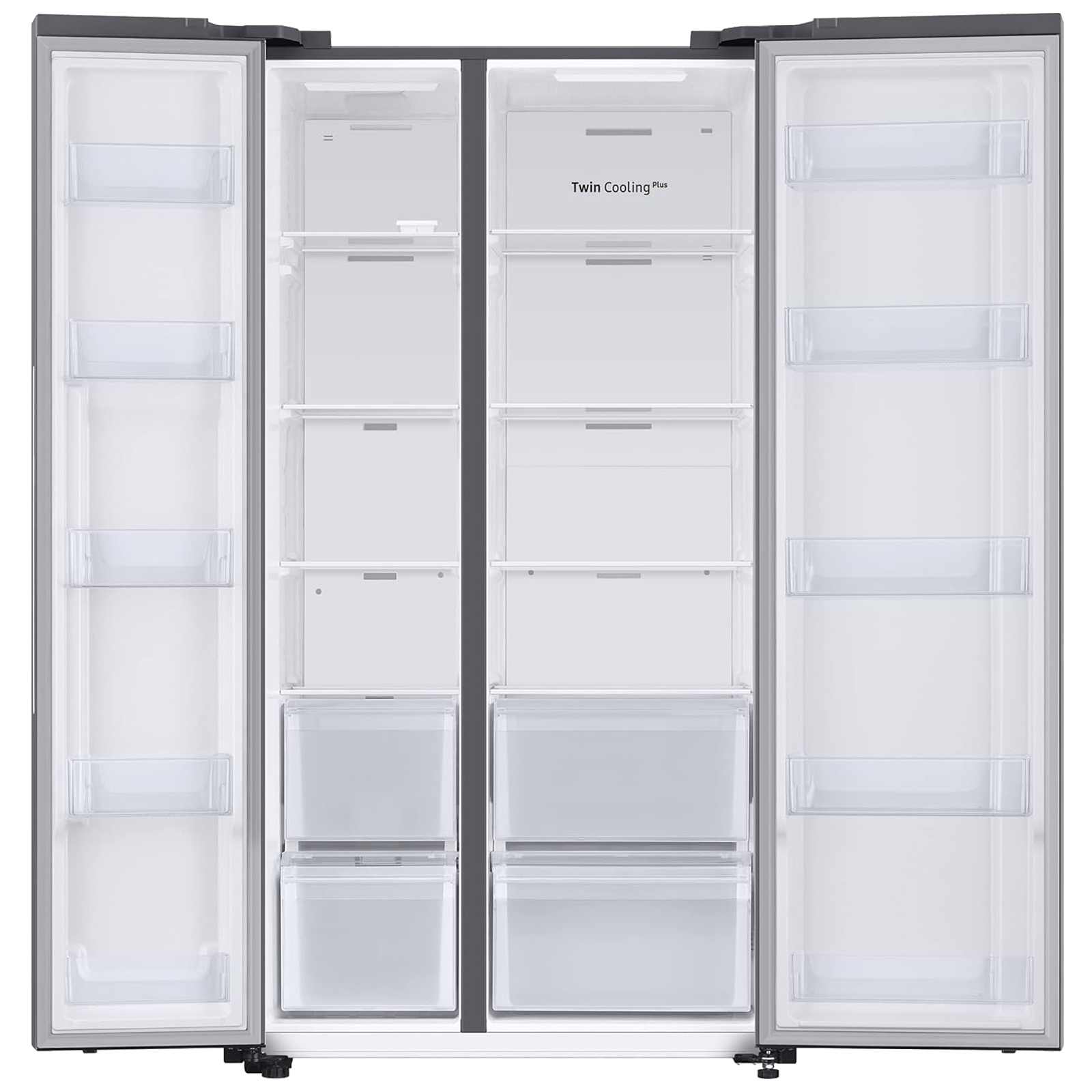 SAMSUNG 653 Litres 3 Star Frost Free Side by Side Convertible Refrigerator with Twin Cooling Plus Technology (RS76CG8003S9HL, Refined Inox)_6