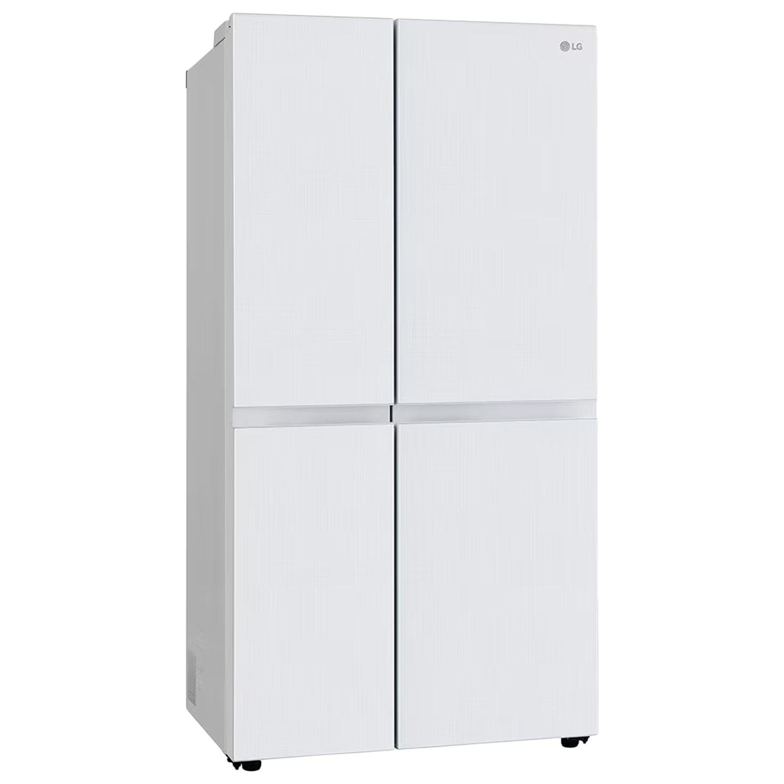 LG 650 Litres 3 Star Frost Free Side by Side Convertible Refrigerator with Smart Inverter Compressor (GLB257DLW3, Linen White)_2