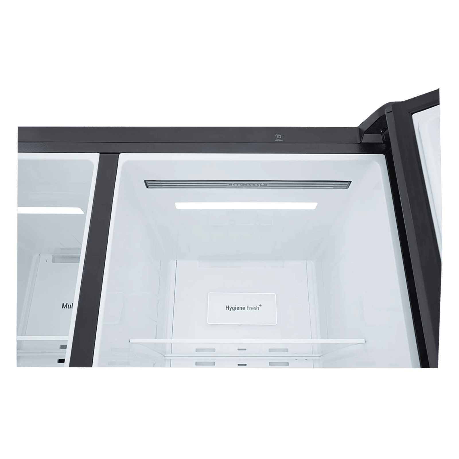 LG 650 Litres 3 Star Frost Free Side by Side Convertible Refrigerator with Smart Inverter Compressor (GLB257DBM3, Black Mirror)_16