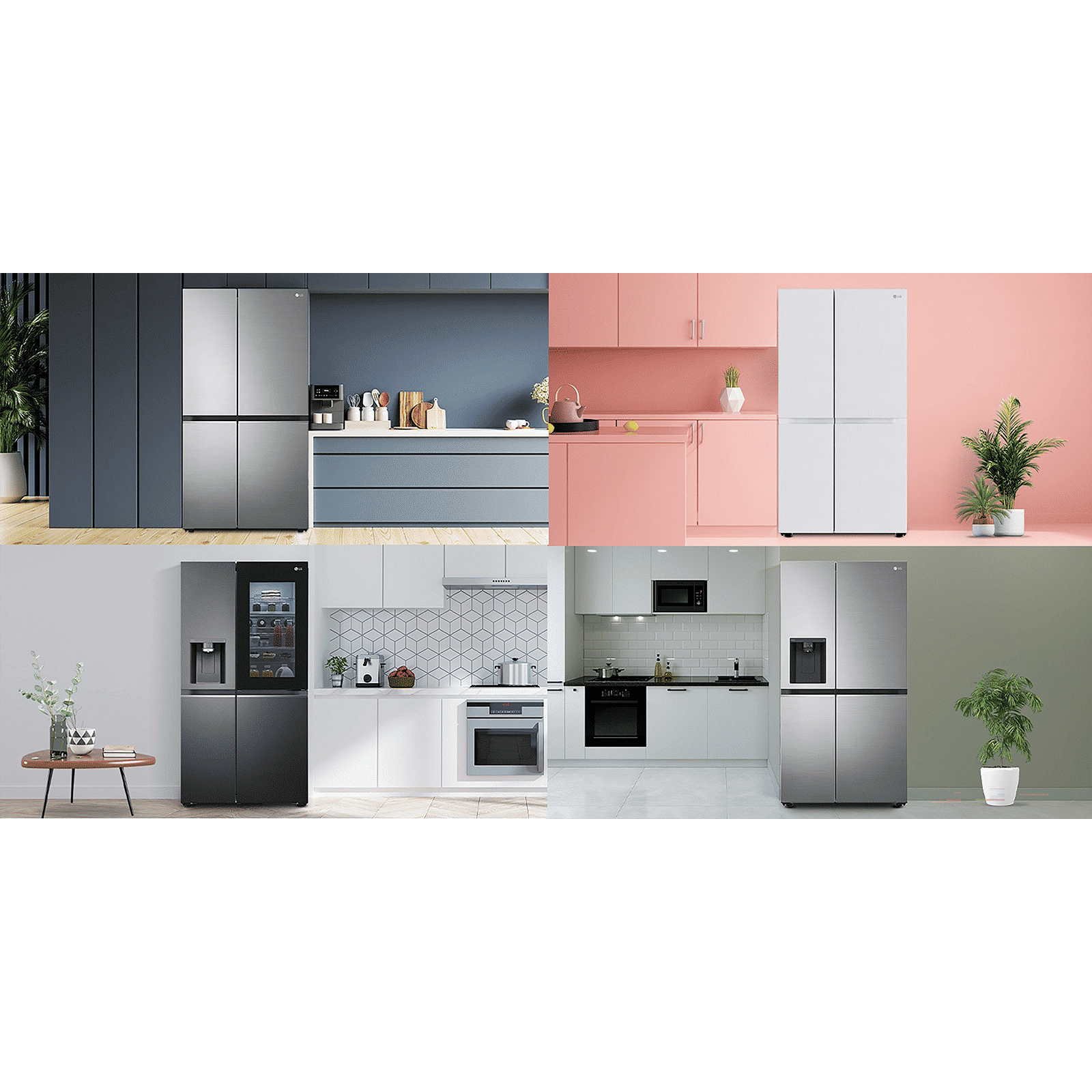 LG 650 Litres 3 Star Frost Free Side by Side Refrigerator with Door Cooling Plus Technology (GLB257EPZ3, Shiny Steel)_12