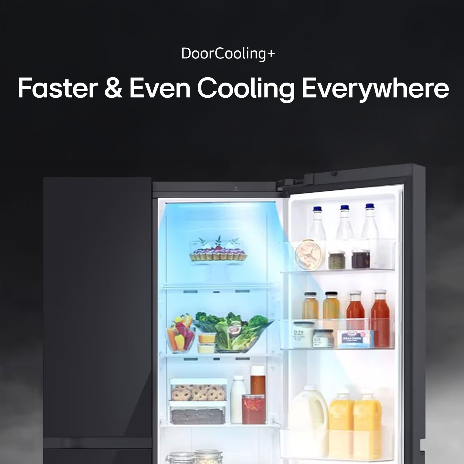 LG 650 Litres 3 Star Frost Free Side by Side Convertible Refrigerator with Door Cooling Plus Technology (GLB257EES3, Ebony Sheen)_18