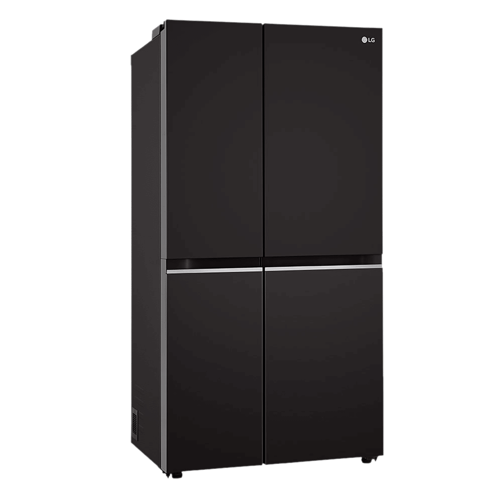 LG 650 Litres 3 Star Frost Free Side by Side Refrigerator with Multi Air Flow (GLB257HWB3, Western Black)_4