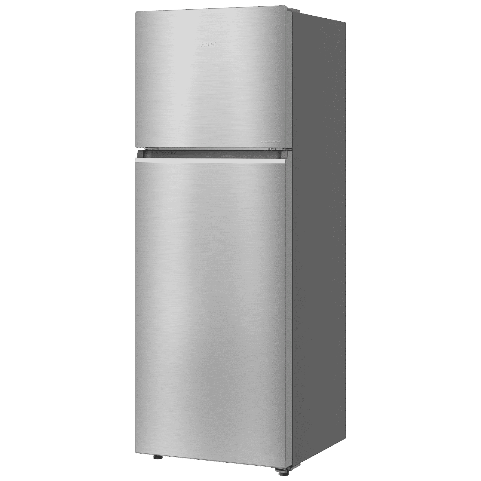 Haier 328 Litres 3 Star Frost Free Double Door Convertible Refrigerator with Fan Motor Technology (HEF333TSP, Inox Steel)_6