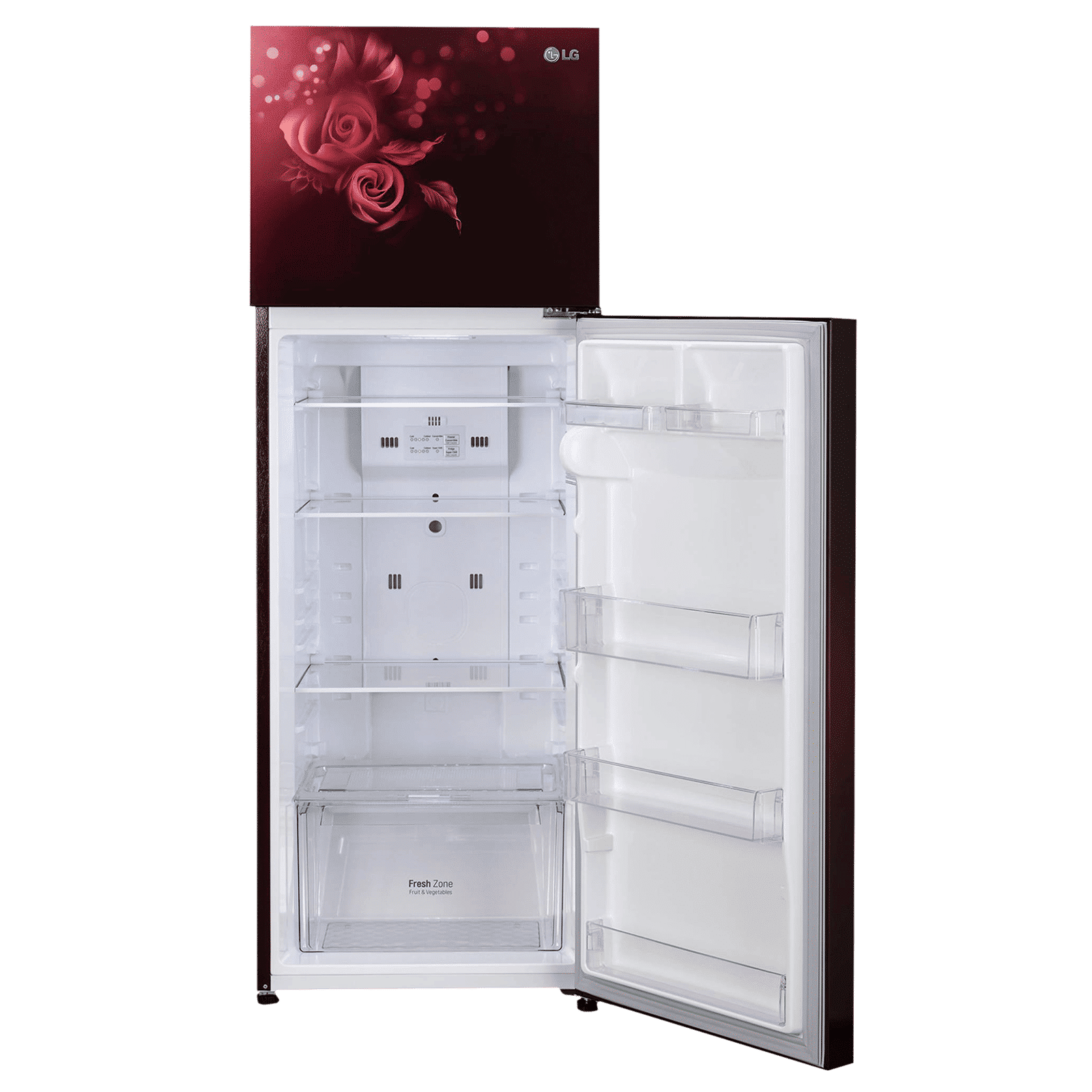 LG 242 Litres 2 Star Frost Free Double Door Refrigerator with Anti Bacterial Gasket (GLN292BSEY, Scarlet Euphoria)_13