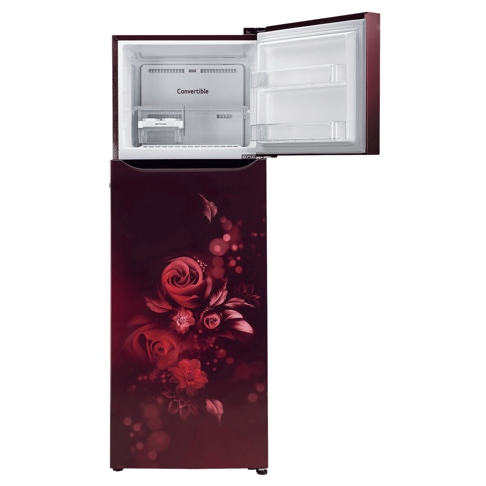 LG 242 Litres 2 Star Frost Free Double Door Refrigerator with Anti Bacterial Gasket (GLN292BSEY, Scarlet Euphoria)_8