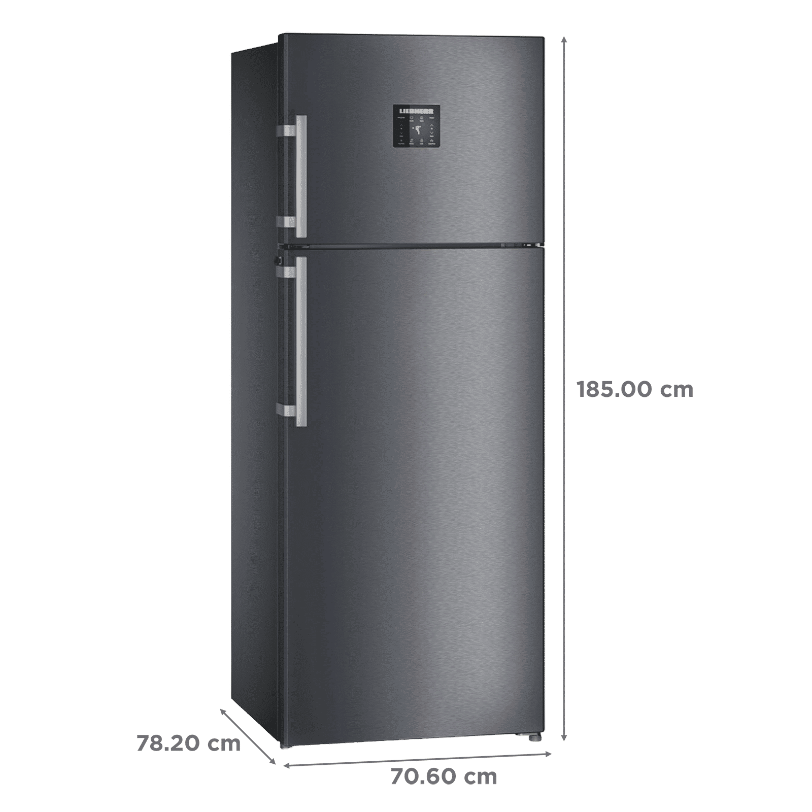 LIEBHERR 472 Litres 2 Star Frost Free Double Door Refrigerator with EasyFresh Technology (TDcsB 4765, Cobalt Steel) LIEBHERR 472 Litres 2 Star Frost Free Double Door Refrigerator with EasyFresh Technology (TDcsB 4765, Cobalt Steel)_3