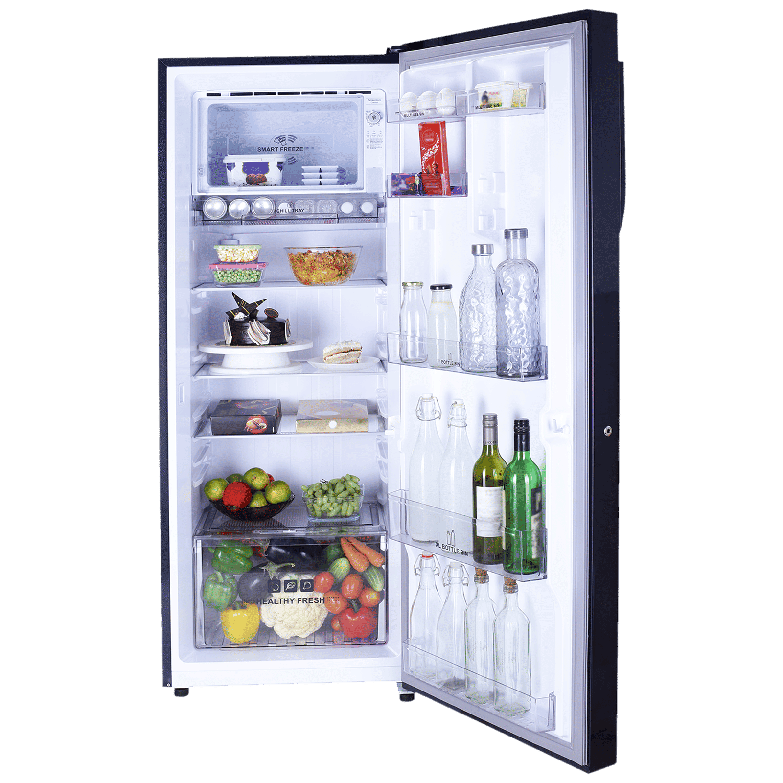 Croma 251 Litres 4 Star Direct Cool Single Door Refrigerator with Anti Fungal Gasket (CRLR251DIE302704, Blue)_16