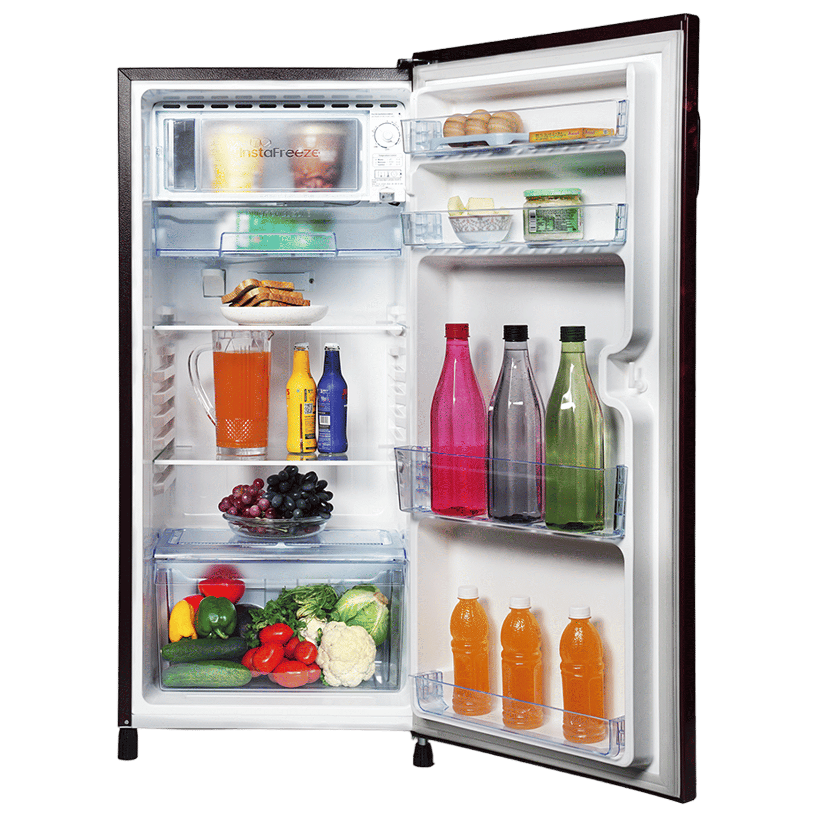 LLOYD 188 Litres 3 Star Direct Cool Single Door Refrigerator with Anti Bacterial Gasket (GLDC203SCWT4JC, Cherry Blossom Wine)_5