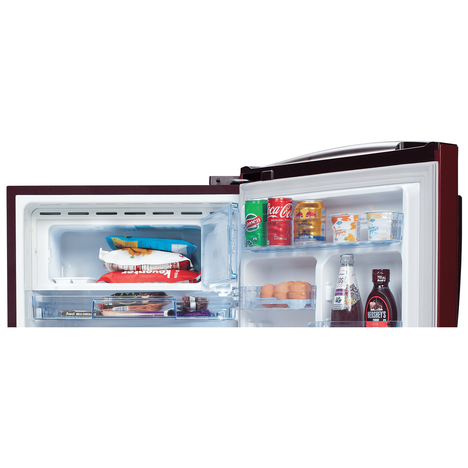 LLOYD 216 Litres 4 Star Direct Cool Single Door Refrigerator with Stabilizer Free Operation (GLDF244SDWT2LC, Daisy Wine)_8