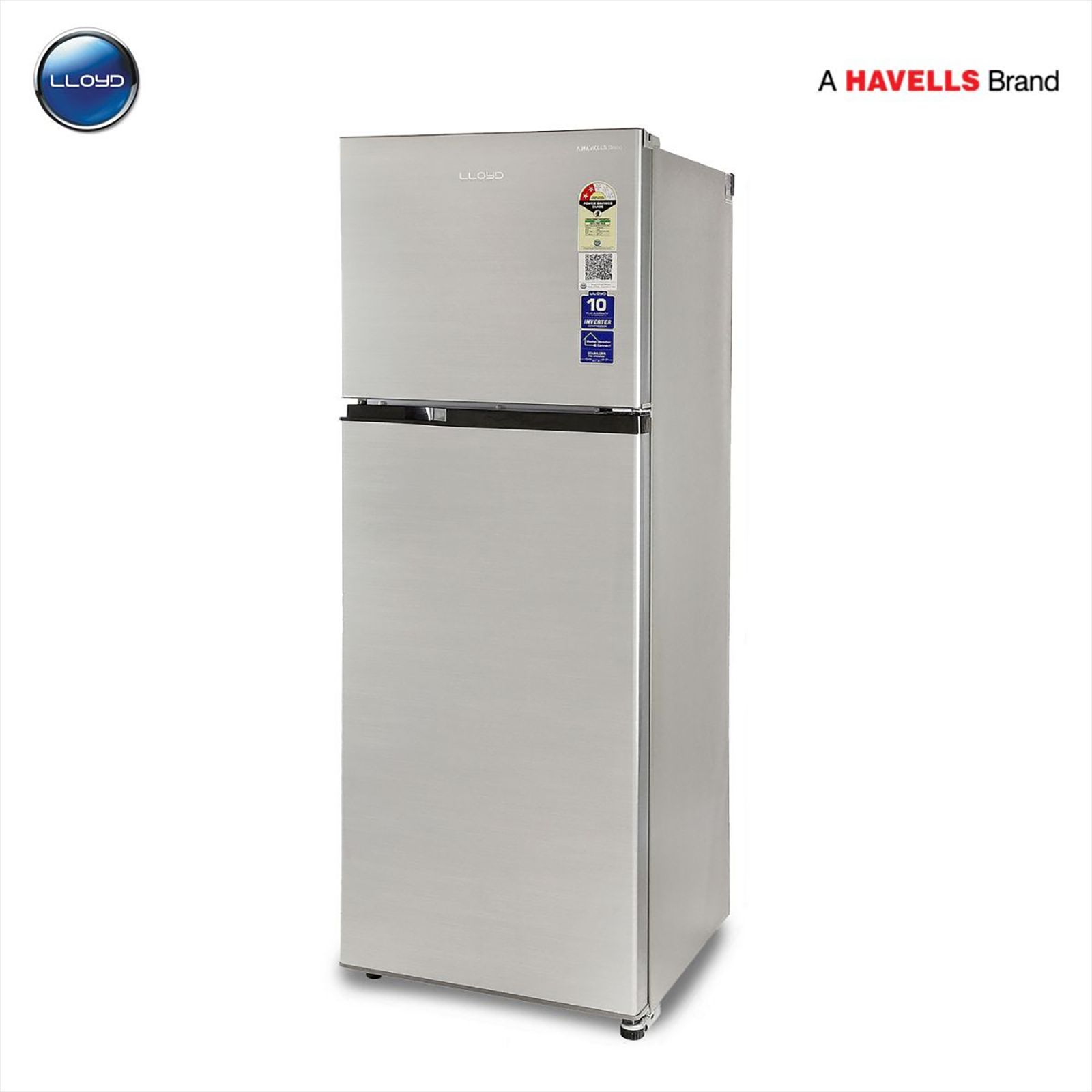 LLOYD 260 Litres 2 Star Frost Free Double Door Refrigerator with Ten Vent Technology (GLFF292AMST1GC, Metallic Silver)_11