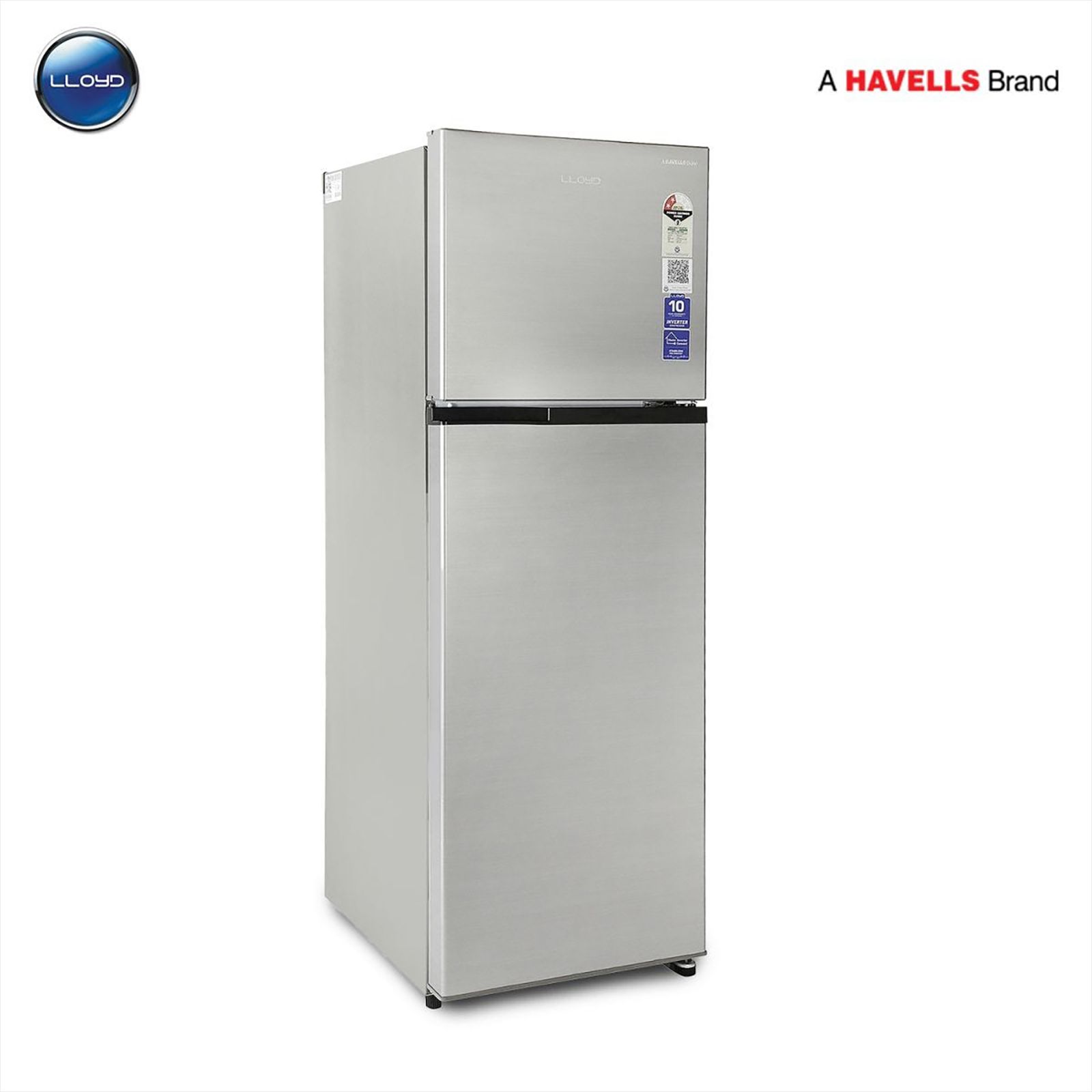 LLOYD 260 Litres 2 Star Frost Free Double Door Refrigerator with Ten Vent Technology (GLFF292AMST1GC, Metallic Silver)_12