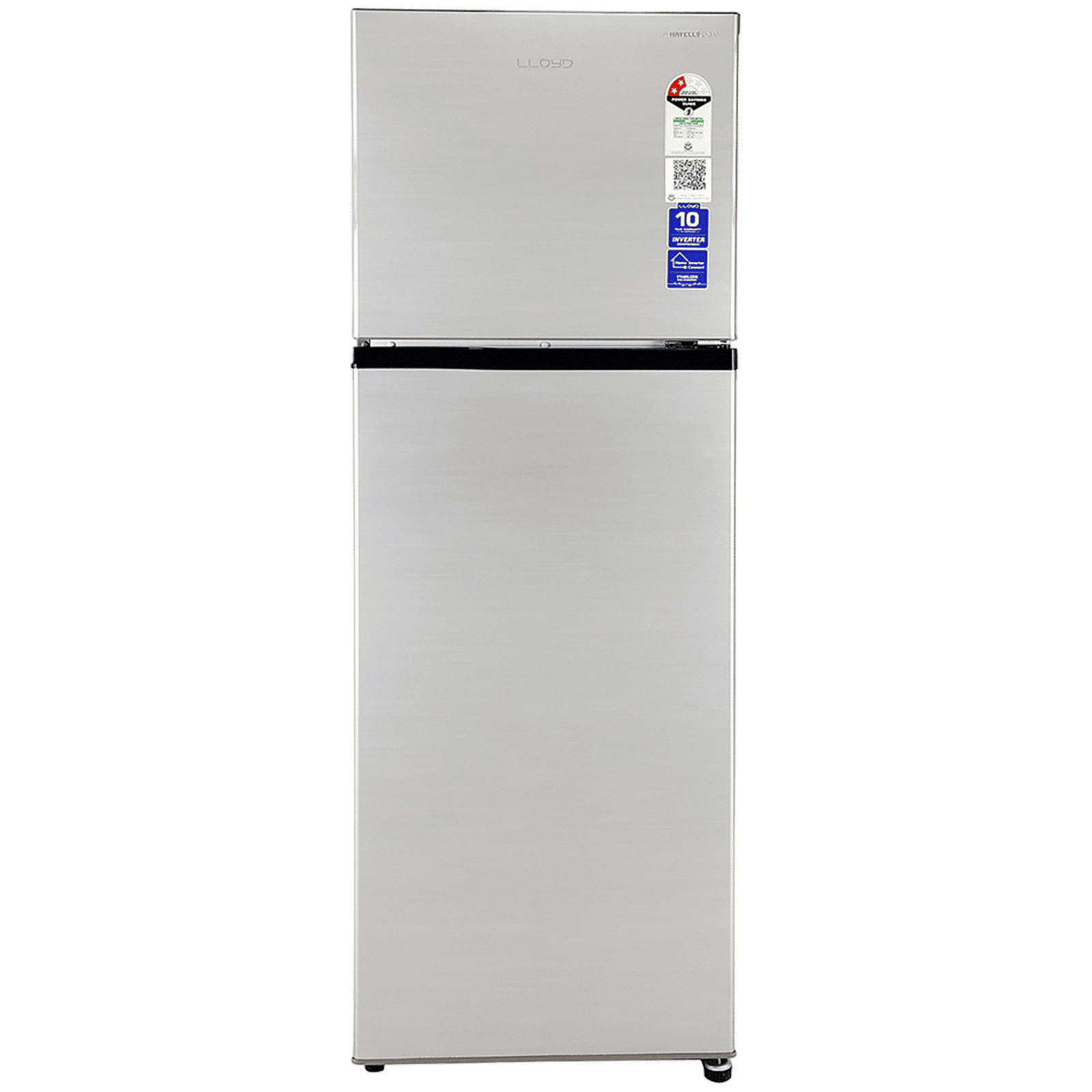 LLOYD 260 Litres 2 Star Frost Free Double Door Refrigerator with Bactsheild Technology (GLFF272AT1GC, Metallic Silver)_1