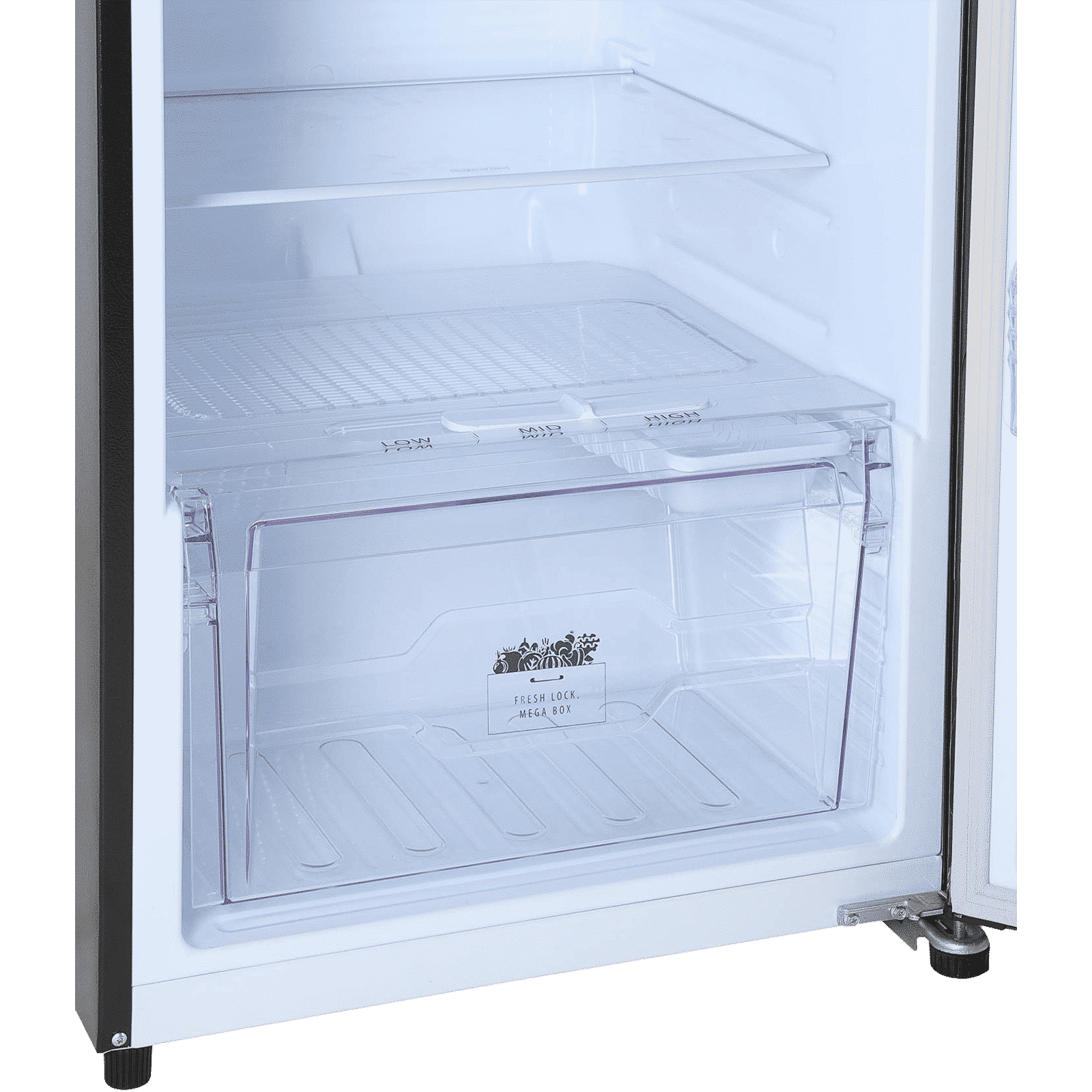 LLOYD 310 Litres 2 Star Frost Free Double Door Convertible Refrigerator with Bactsheild Technology (GLFF342AMBC1GC, Metallic Black)_9