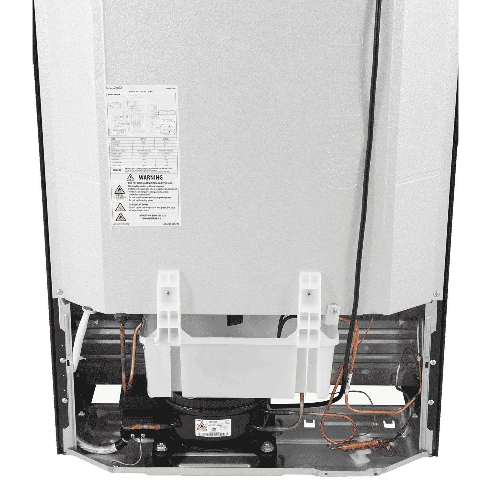 LLOYD 310 Litres 2 Star Frost Free Double Door Convertible Refrigerator with Bactsheild Technology (GLFF342AMBC1GC, Metallic Black)_13