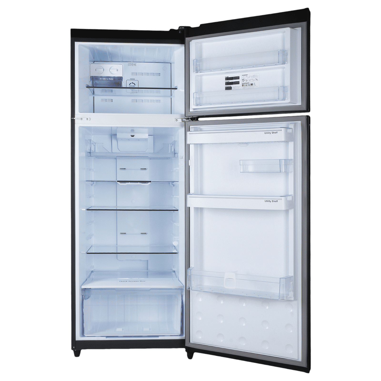 Godrej Eon Vibe 330 Litres 2 Star Frost Free Double Door Convertible Refrigerator with Nano Shield Technology (RT EONVIBE 366B HCIT, Matt Black)_6
