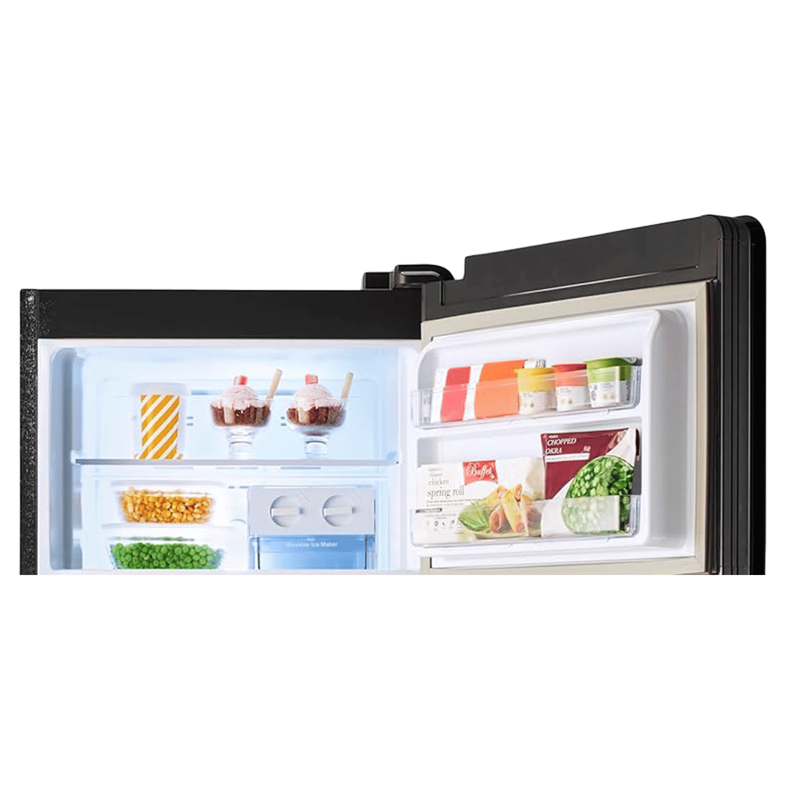 Godrej Eon Crystal 272 Litres 2 Star Frost Free Double Door Refrigerator with Cool Balance Technology (RTEONCRYSTAL310BRI, Onyx Black)_6
