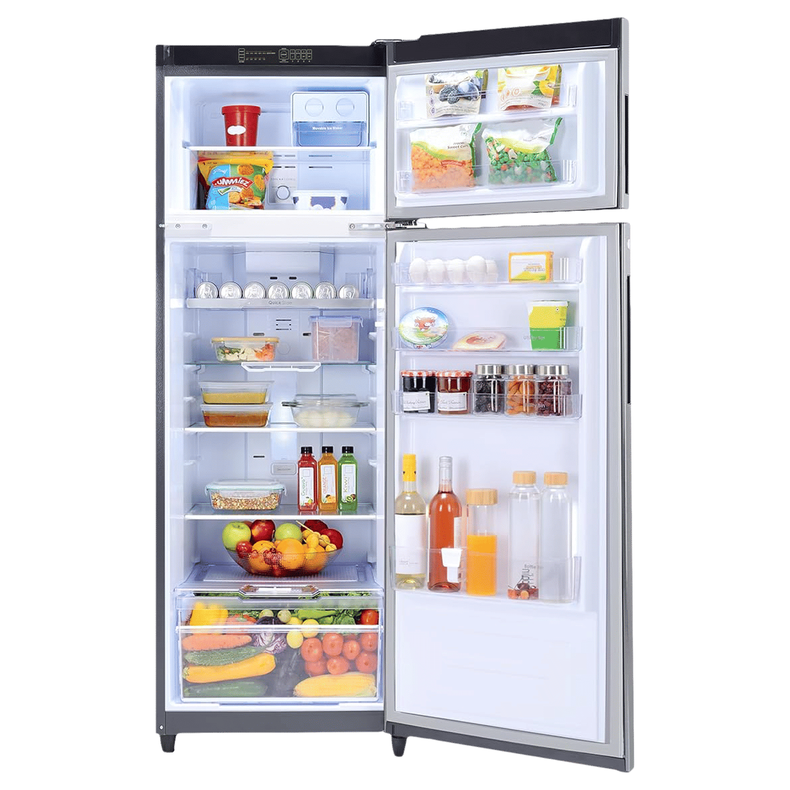 Godrej Eon Valor 272 Litres 2 Star Frost Free Double Door Convertible Refrigerator with Cool Balance Technology (RT EONVALOR 310B RCIT, Fossil Steel) Godrej Eon Valor 272 Litres 2 Star Frost Free Double Door Convertible Refrigerator with Cool Balance Technology (RT EONVALOR 310B RCIT, Fossil Steel)_5