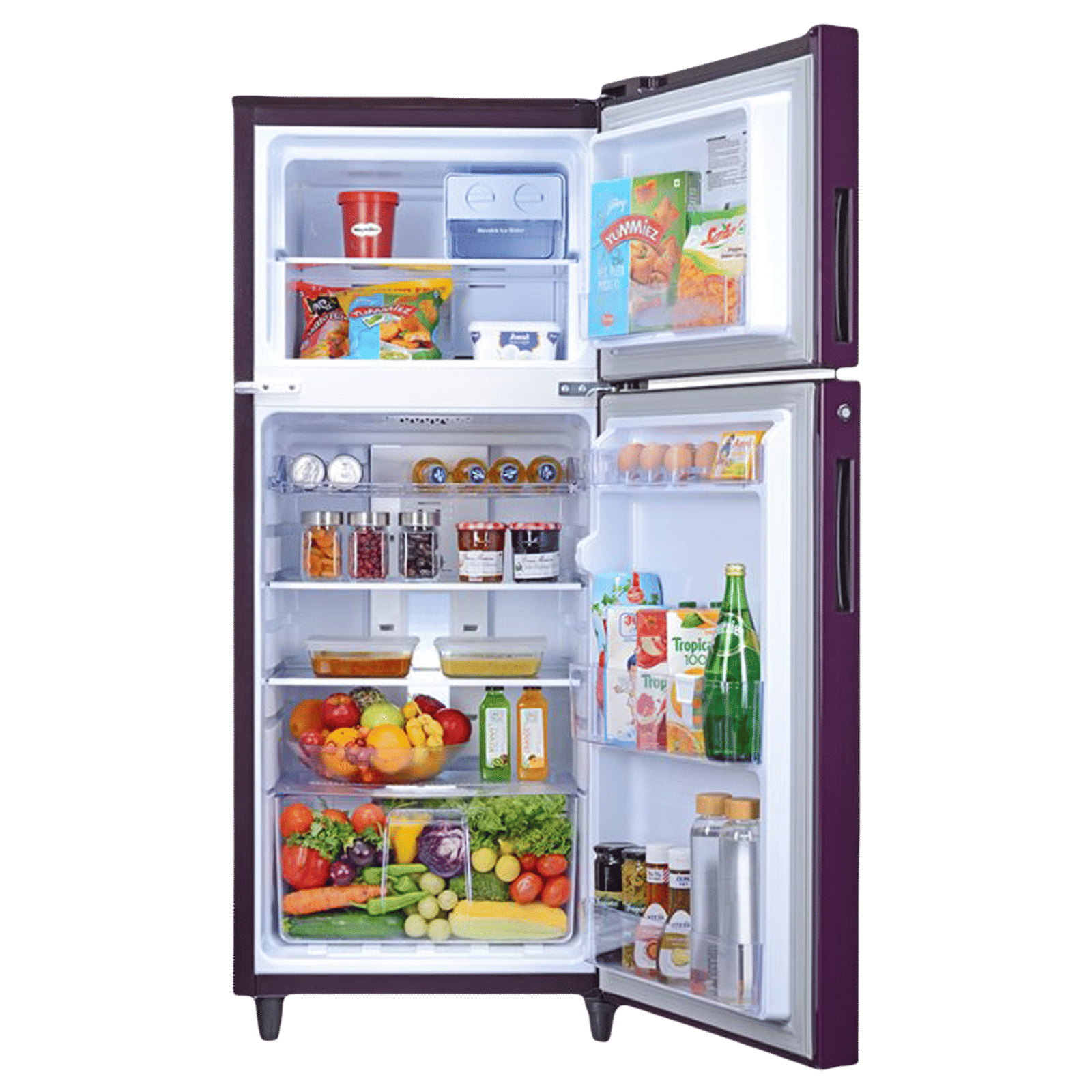 Godrej Eon Alpha 233 Litres 2 Star Frost Free Double Door Refrigerator with Cool Balance Technology (RT EONALPHA 270B RI, Aria Wine)_5