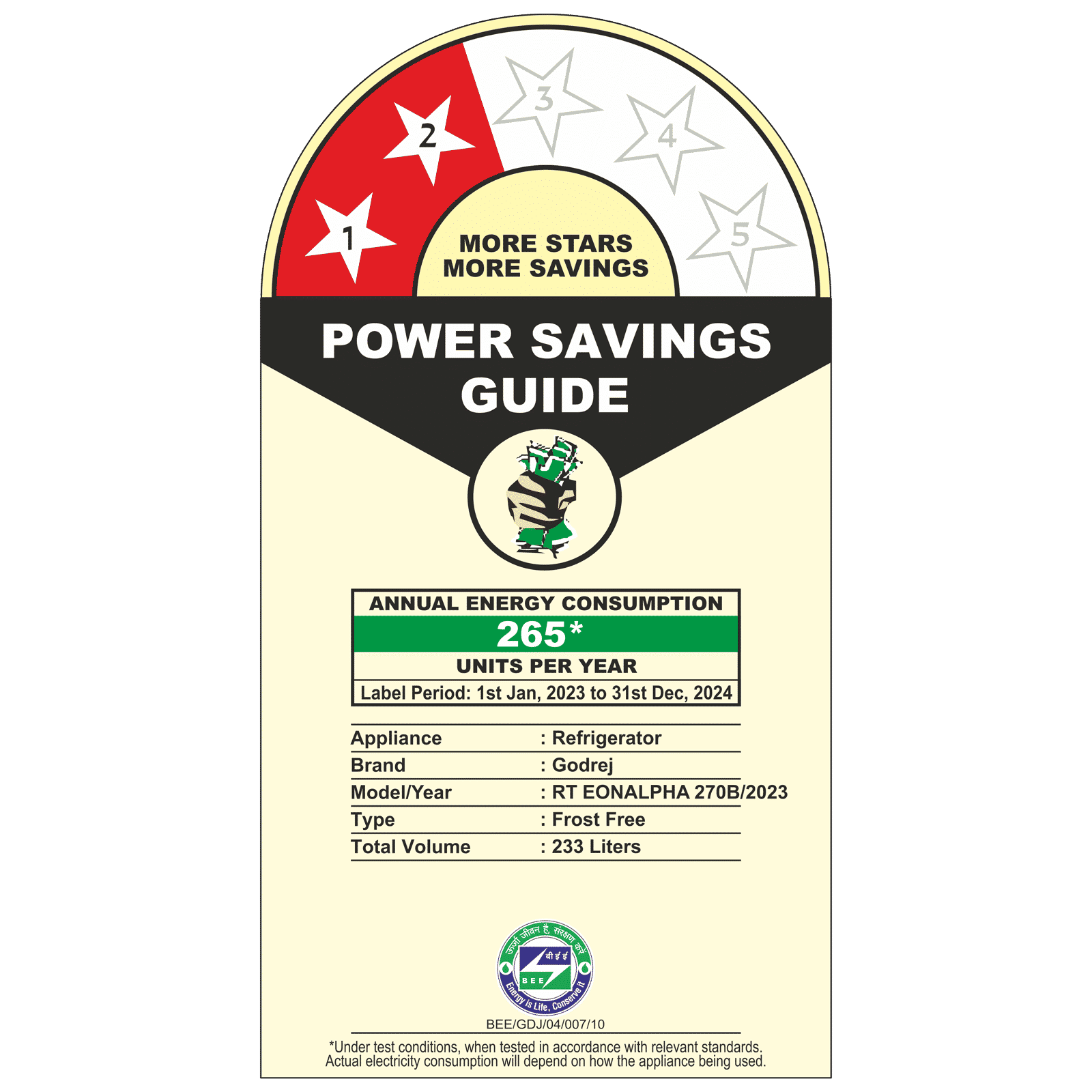 Godrej Eon Alpha 233 Litres 2 Star Frost Free Double Door Refrigerator with Cool Balance Technology (RT EONALPHA 270B RI, Aria Blue)_9