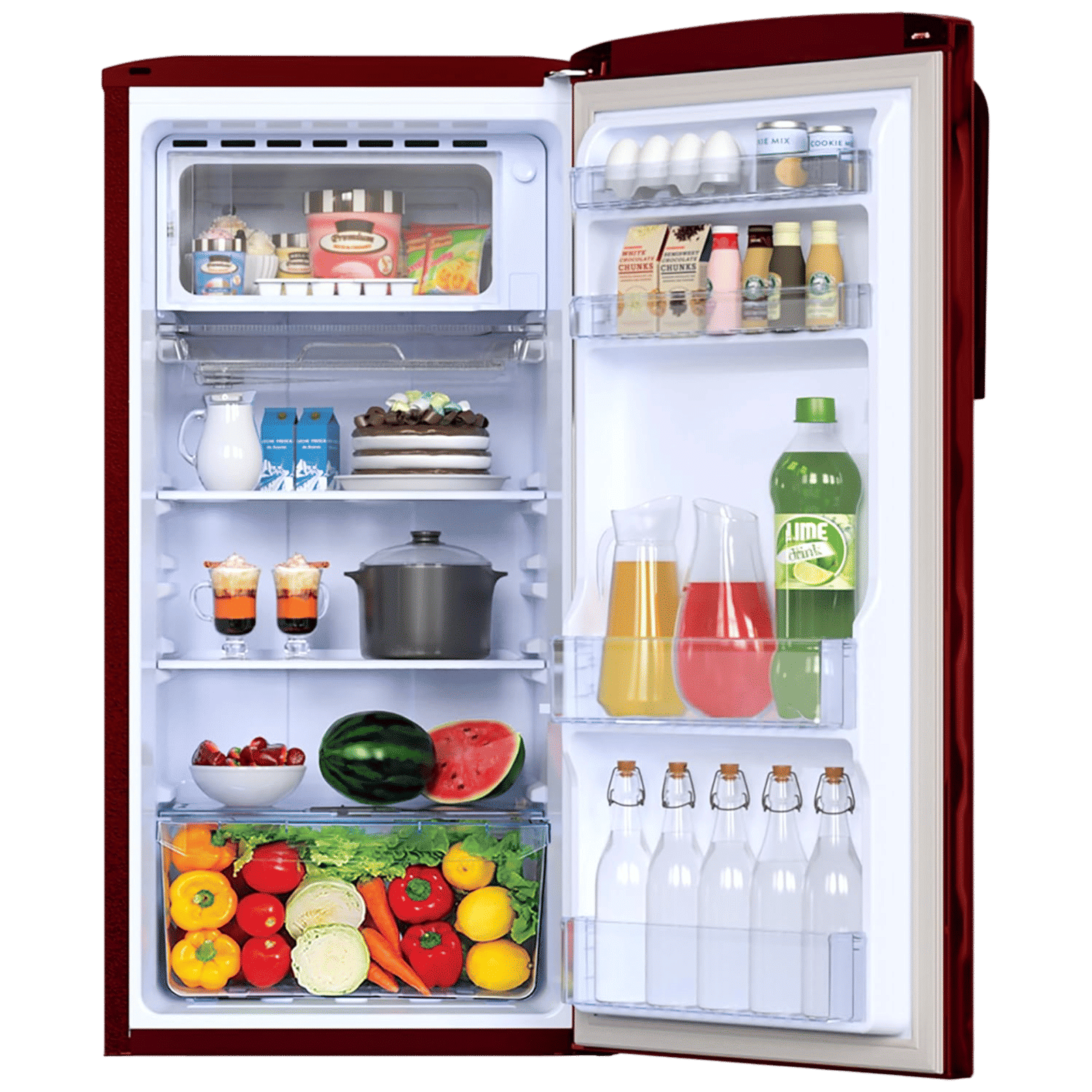 Godrej Edge Marvel 184 Litres 3 Star Direct Cool Single Door Refrigerator with Advanced Capillary Technology (RD EMARVEL 207C THF, Aster Wine)_5
