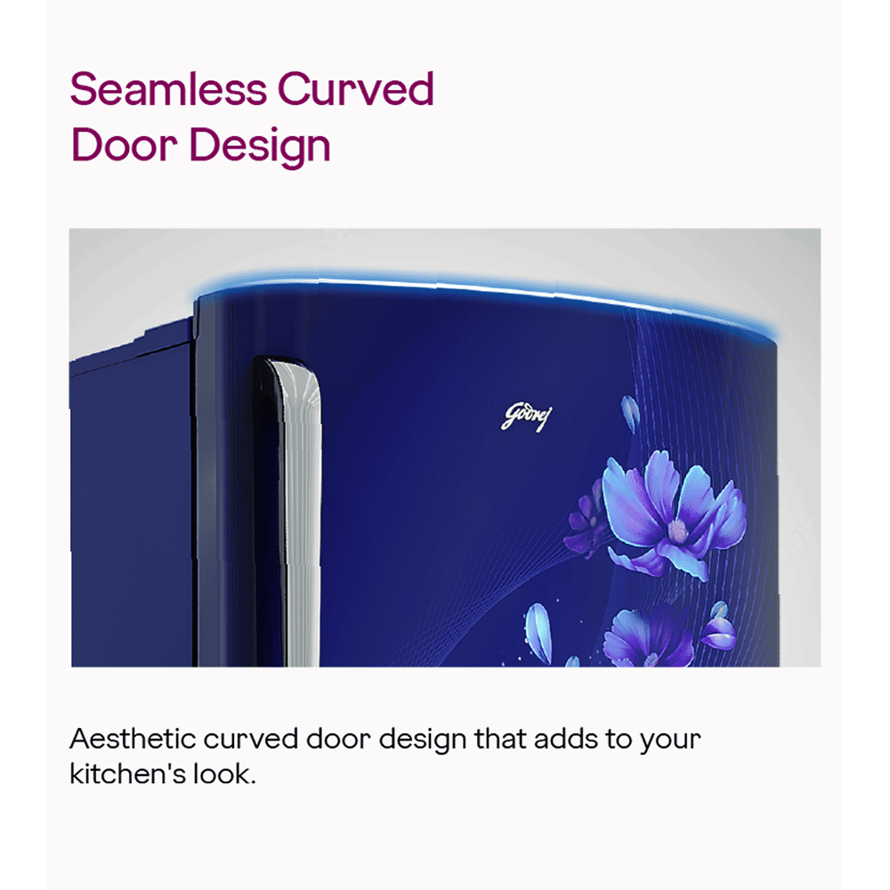 Godrej Edge Marvel 184 Litres 3 Star Direct Cool Single Door Refrigerator with Turbo Cooling Technology (RD EMARVEL 207C TDF, Fusion Blue)_12