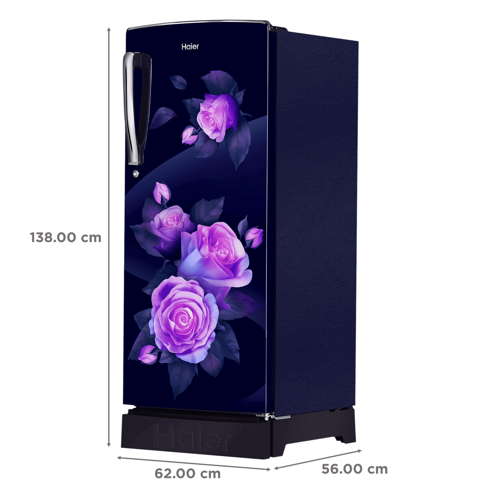 Haier 205 Litres 3 Star Direct Cool Single Door Refrigerator with Stabilizer Free Operation (HRD-2263PMR-N, Marine Rose)_3