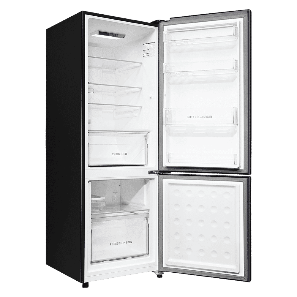 Haier 237 Litres 2 Star Frost Free Double Door Bottom Mount Convertible Refrigerator with Turbo Icing (HRB-2872BSI-P, Storm Inox) Haier 237 Litres 2 Star Frost Free Double Door Bottom Mount Convertible Refrigerator with Turbo Icing (HRB-2872BSI-P, Storm Inox)_9