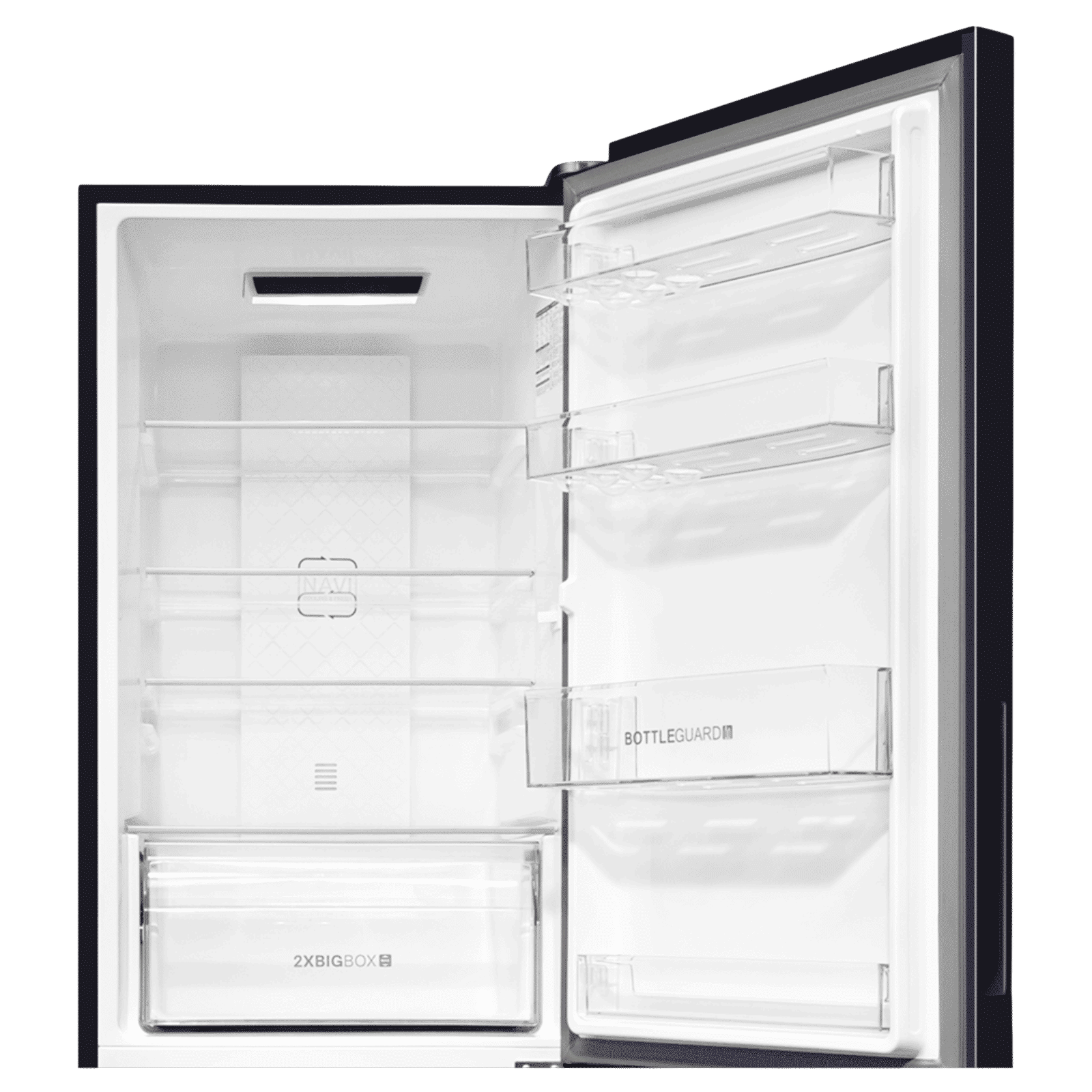 Haier 237 Litres 2 Star Frost Free Double Door Bottom Mount Convertible Refrigerator with Turbo Icing (HRB-2872BSI-P, Storm Inox) Haier 237 Litres 2 Star Frost Free Double Door Bottom Mount Convertible Refrigerator with Turbo Icing (HRB-2872BSI-P, Storm Inox)_6