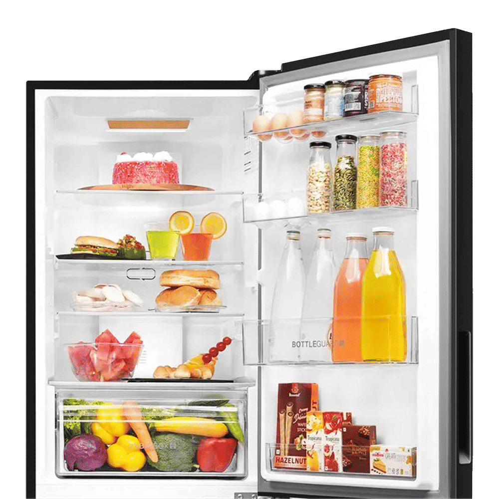 Haier 237 Litres 2 Star Frost Free Double Door Bottom Mount Convertible Refrigerator with Turbo Icing (HRB-2872BGB-P, GE Black) Haier 237 Litres 2 Star Frost Free Double Door Bottom Mount Convertible Refrigerator with Turbo Icing (HRB-2872BGB-P, GE Black)_5