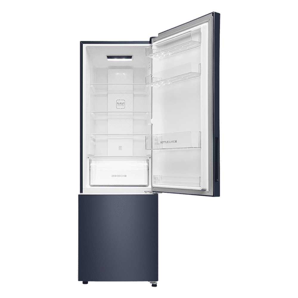 Haier 265 Litres 2 Star Frost Free Double Door Bottom Mount Convertible Refrigerator with Turbo Icing (HRB-3152BGK-P, Graphite Black)_9