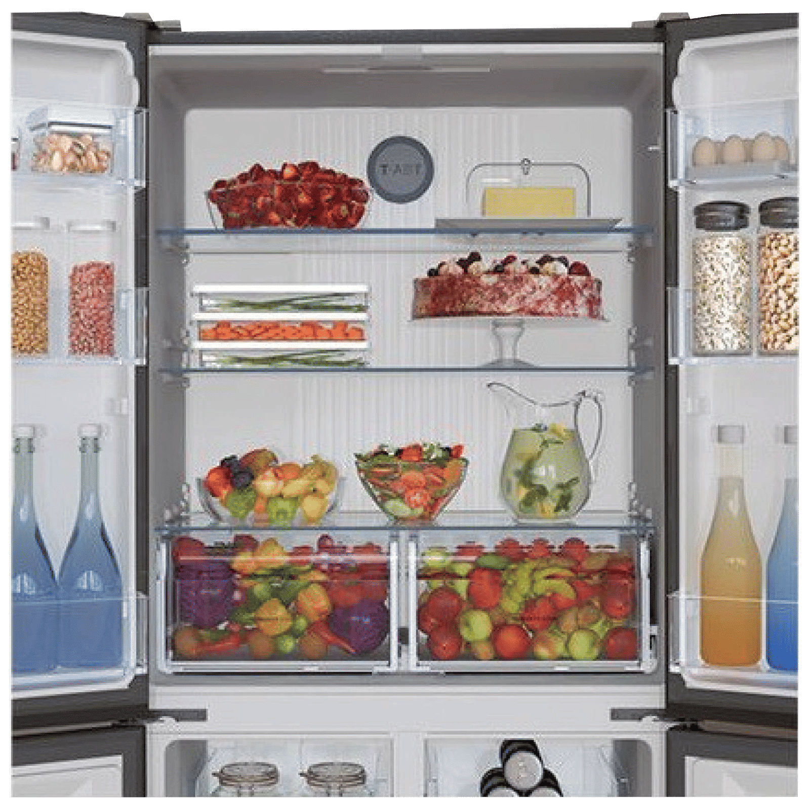 Haier 531 Litres Frost Free French Door Refrigerator with Deo Fresh Technology (HRB-550KS, Black Steel) Haier 531 Litres Frost Free French Door Refrigerator with Deo Fresh Technology (HRB-550KS, Black Steel)_9