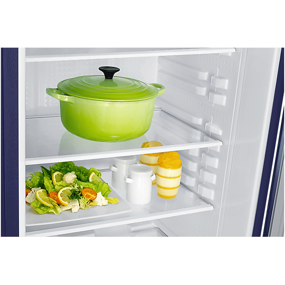 SAMSUNG Stylish Grande 183 Litres 5 Star Direct Cool Single Door Refrigerator with Anti Bacterial Gasket (RR20D2725UZ/NL, Midnight Blossom Blue)_11