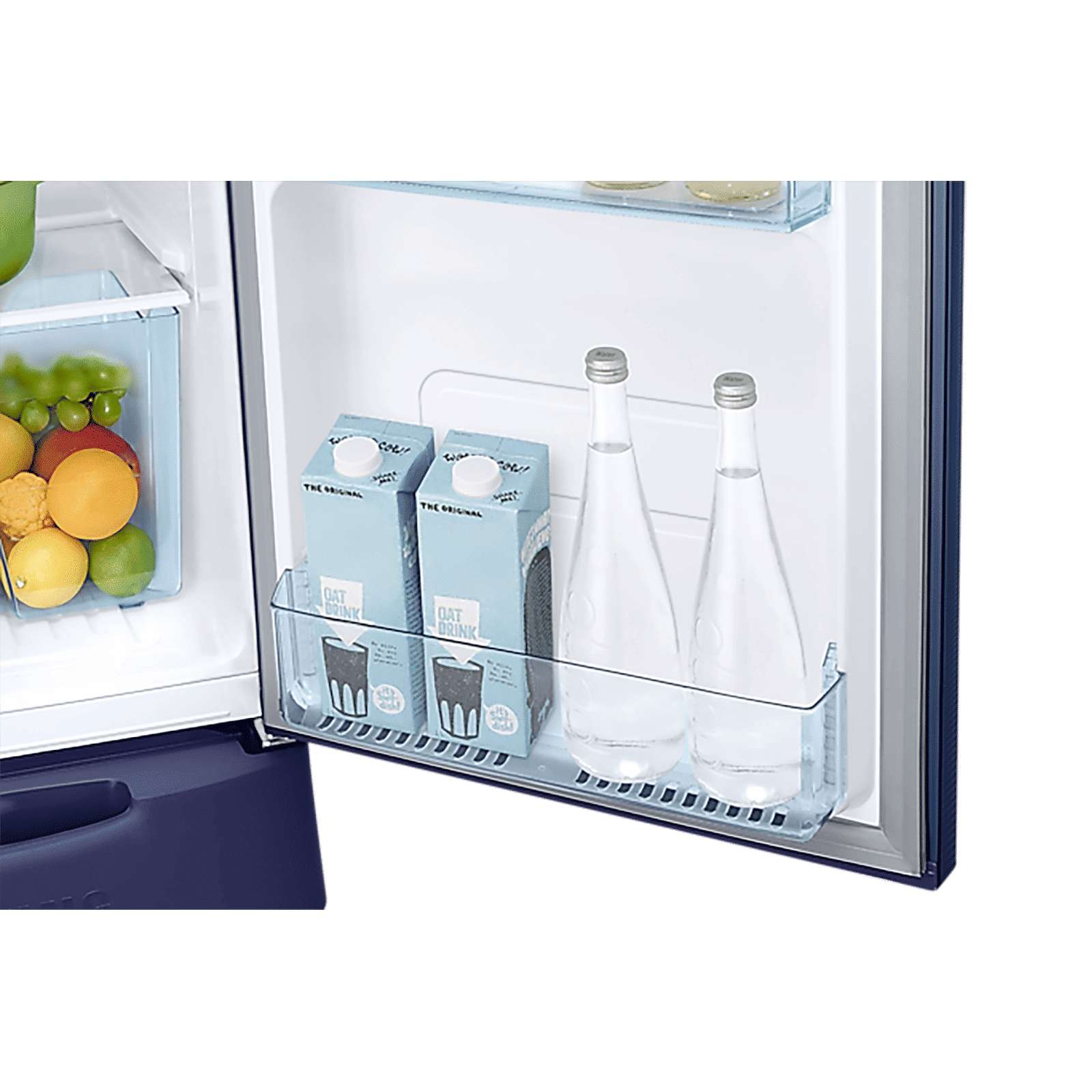 SAMSUNG Stylish Grande 183 Litres 5 Star Direct Cool Single Door Refrigerator with Anti Bacterial Gasket (RR20D2725UZ/NL, Midnight Blossom Blue)_12