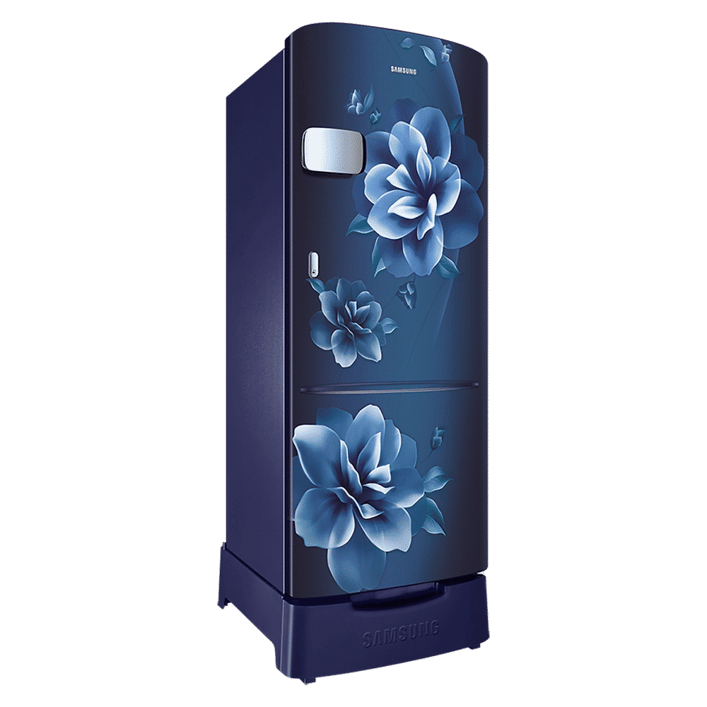 SAMSUNG Stylish Grande 183 Litres 5 Star Direct Cool Single Door Refrigerator with Anti Bacterial Gasket (RR20D2725UZ/NL, Midnight Blossom Blue)_13