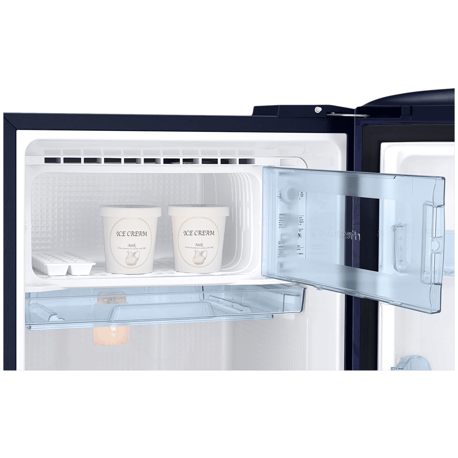 SAMSUNG Stylish Grande 183 Litres 5 Star Direct Cool Single Door Refrigerator with Anti Bacterial Gasket (RR20D2725UZ/NL, Midnight Blossom Blue)_8