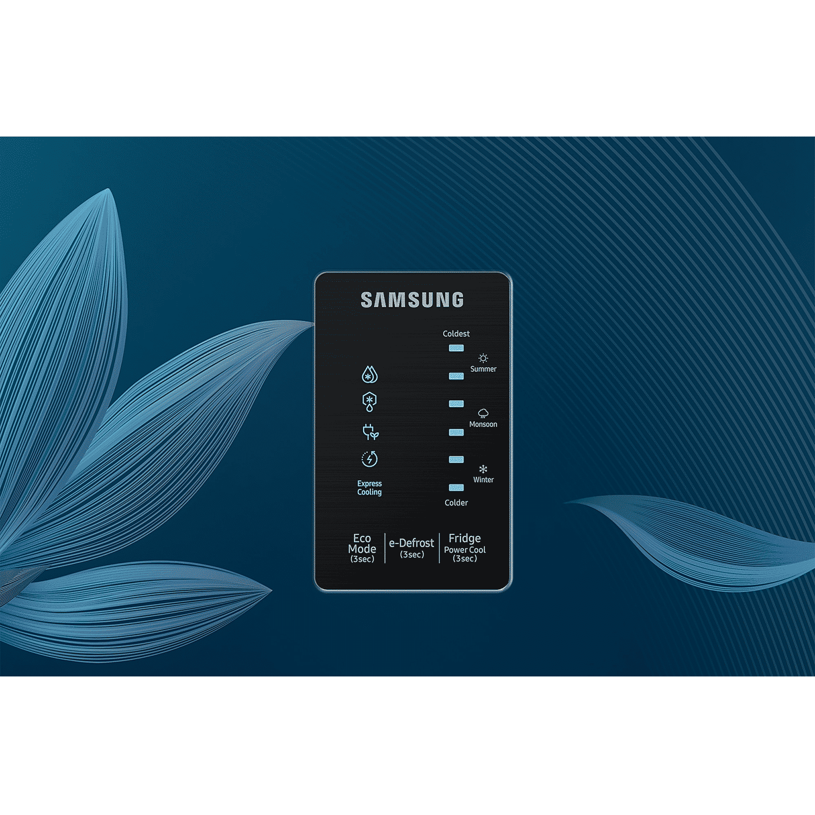 SAMSUNG Digi-Touch Cool 189 Litres 5 Star Direct Cool Single Door Refrigerator with Anti Bacterial Gasket (RR21C2F259U/HL, Paradise Bloom Blue) SAMSUNG Digi-Touch Cool 189 Litres 5 Star Direct Cool Single Door Refrigerator with Anti Bacterial Gasket (RR21C2F259U/HL, Paradise Bloom Blue)_10