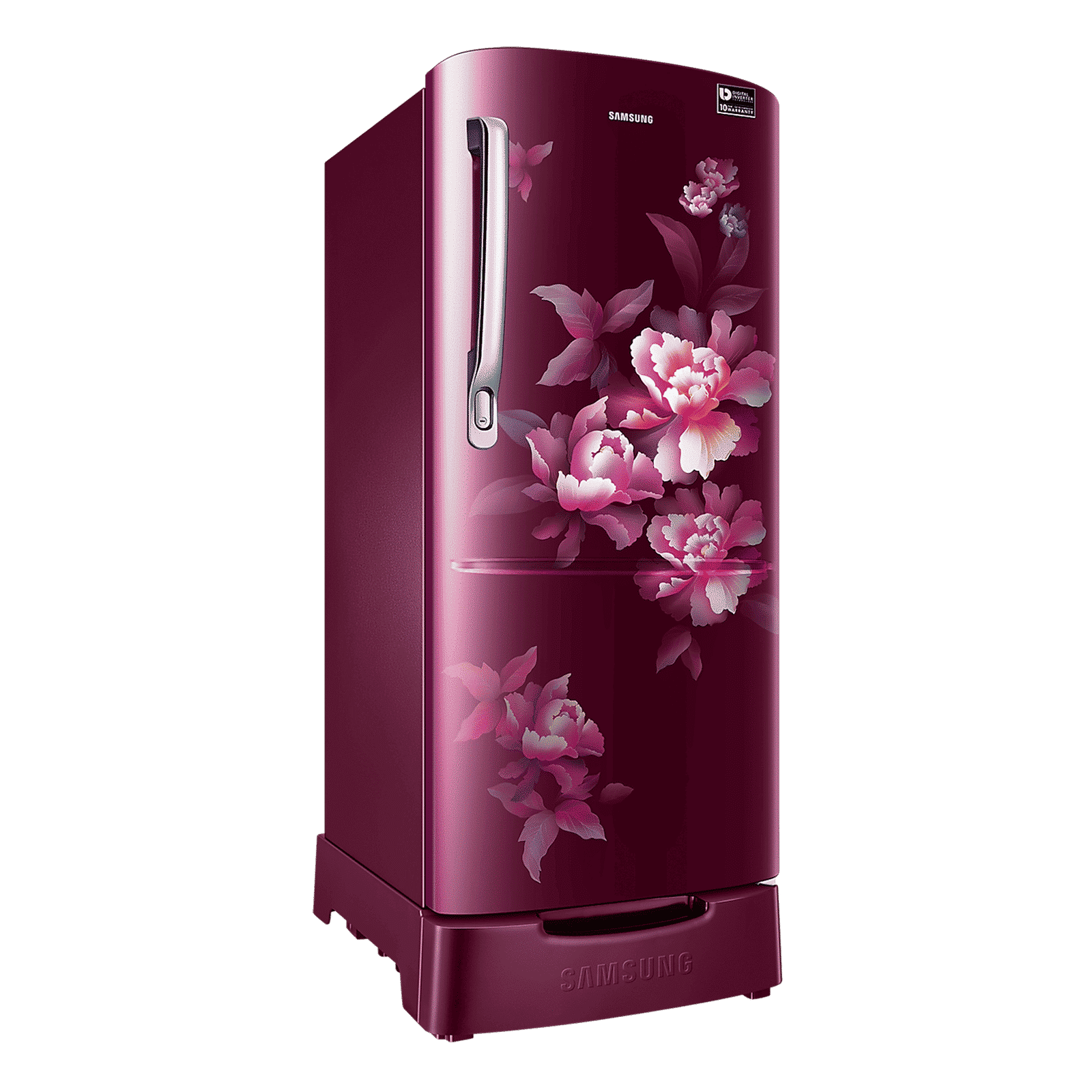 SAMSUNG Stylish Grande 183 Litres 5 Star Direct Cool Single Door Refrigerator with Anti Bacterial Gasket (RR20D2825HN/NL, Himalaya Poppy Red) SAMSUNG Stylish Grande 183 Litres 5 Star Direct Cool Single Door Refrigerator with Anti Bacterial Gasket (RR20D2825HN/NL, Himalaya Poppy Red)_15
