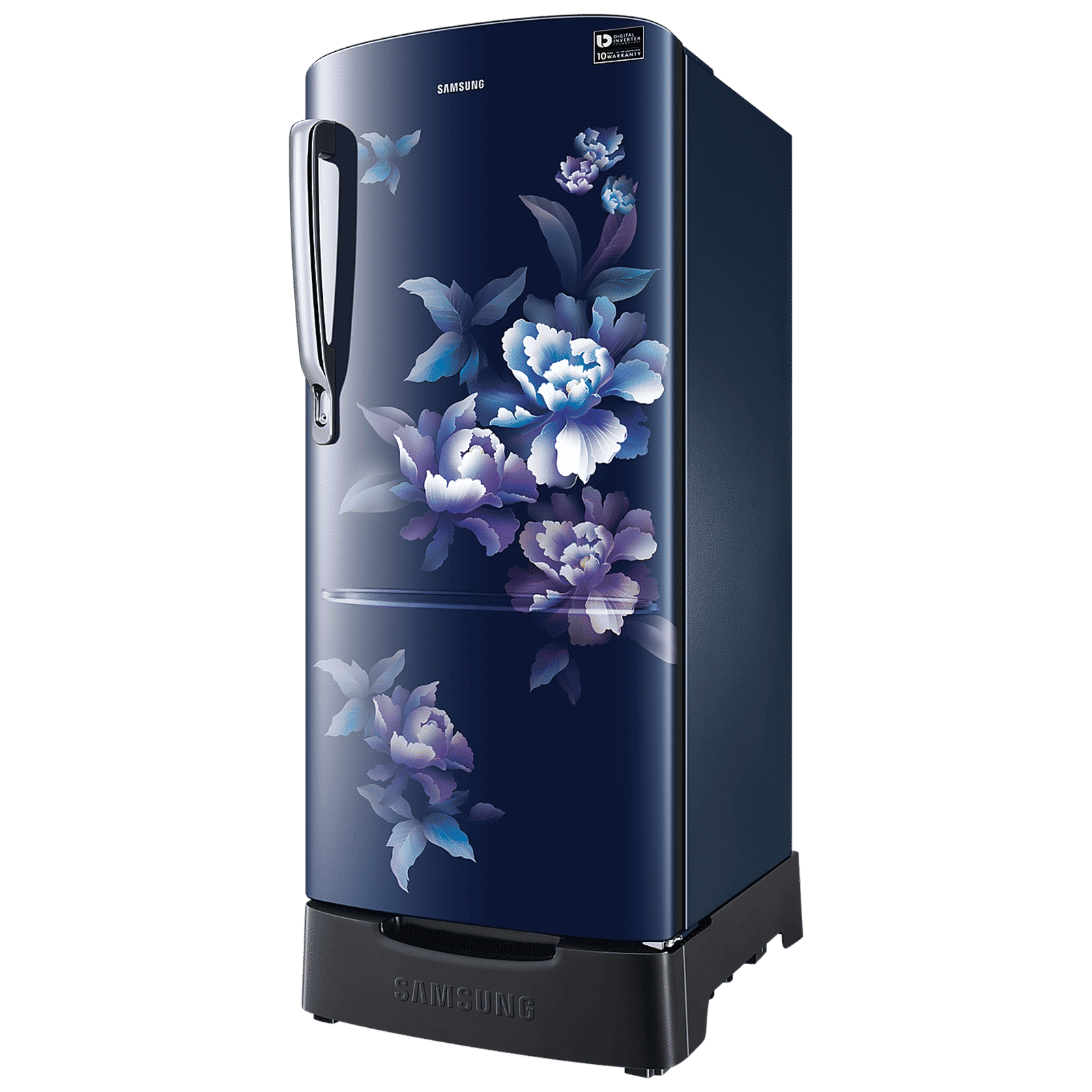 SAMSUNG Stylish Grande 183 Litres 5 Star Direct Cool Single Door Refrigerator with Anti Bacterial Gasket (RR20D2825HV/NL, Blue Arctic)_4