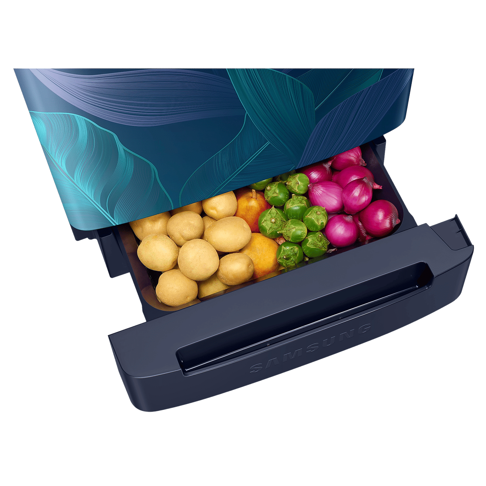 SAMSUNG Stylish Grande 183 Litres 5 Star Direct Cool Single Door Refrigerator with Anti Bacterial Gasket (RR20D2825RZ/NL, Burgundy Red)_9