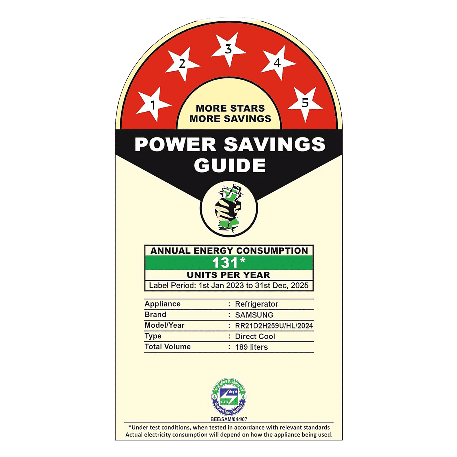 SAMSUNG Horizontal Curve 189 Litres 5 Star Direct Cool Single Door Refrigerator with Anti Bacterial Gasket (RR21D2H259U/HL, Paradise Bloom Blue) SAMSUNG Horizontal Curve 189 Litres 5 Star Direct Cool Single Door Refrigerator with Anti Bacterial Gasket (RR21D2H259U/HL, Paradise Bloom Blue)_11
