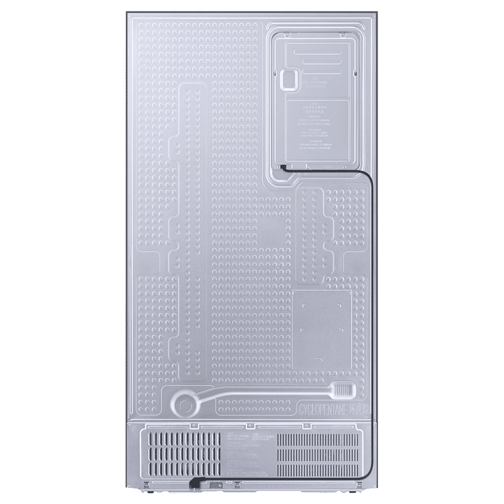 SAMSUNG 653 Litres 3 Star Frost Free Side by Side Convertible Refrigerator with Twin Cooling Plus Technology (RS76CG8003B1/HL, Black Matt)_9