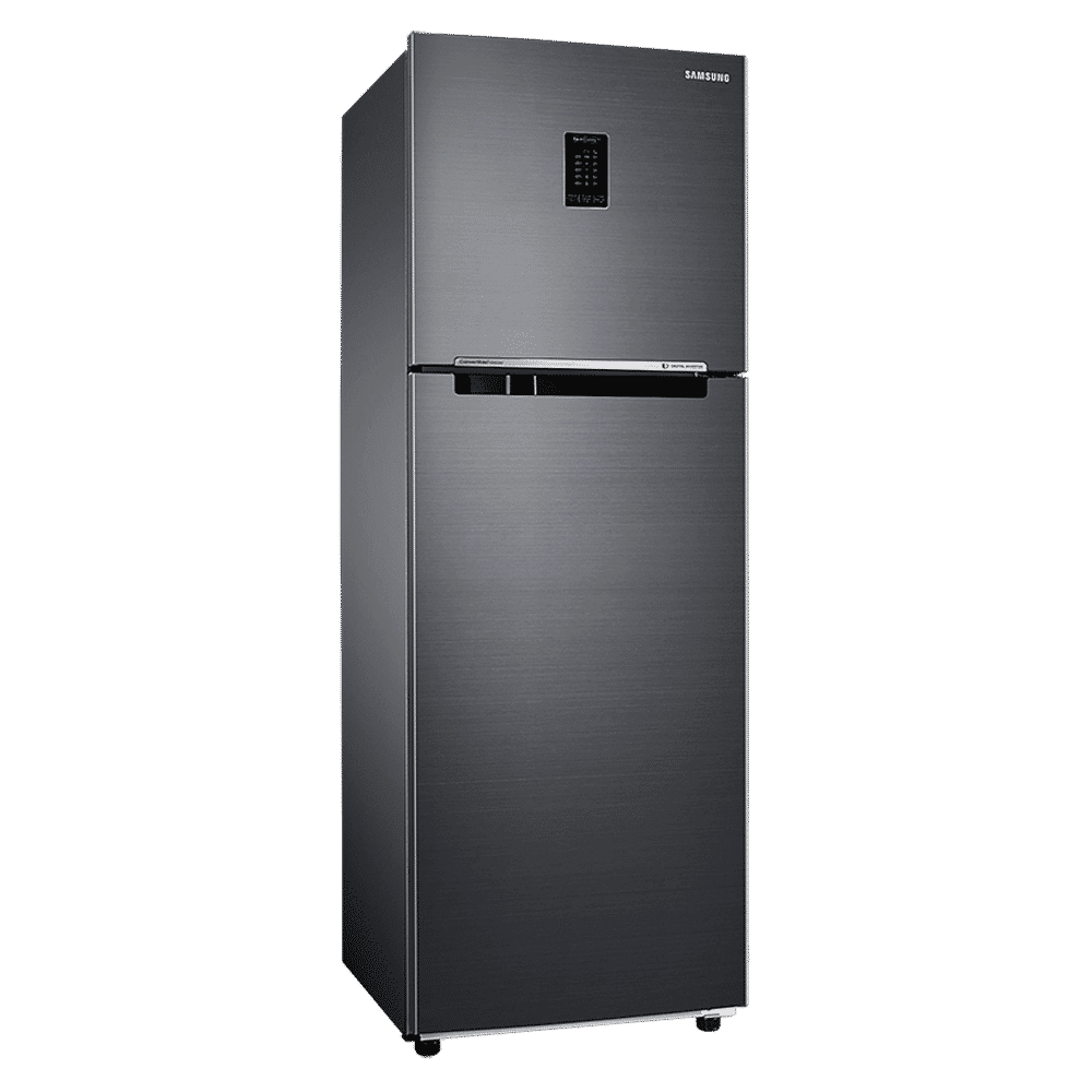 SAMSUNG 322 Litres 3 Star Frost Free Double Door Convertible Refrigerator with Twin Cooling Plus Technology (RT37C4523B1/HL, Black Matt) SAMSUNG 322 Litres 3 Star Frost Free Double Door Convertible Refrigerator with Twin Cooling Plus Technology (RT37C4523B1/HL, Black Matt)_9