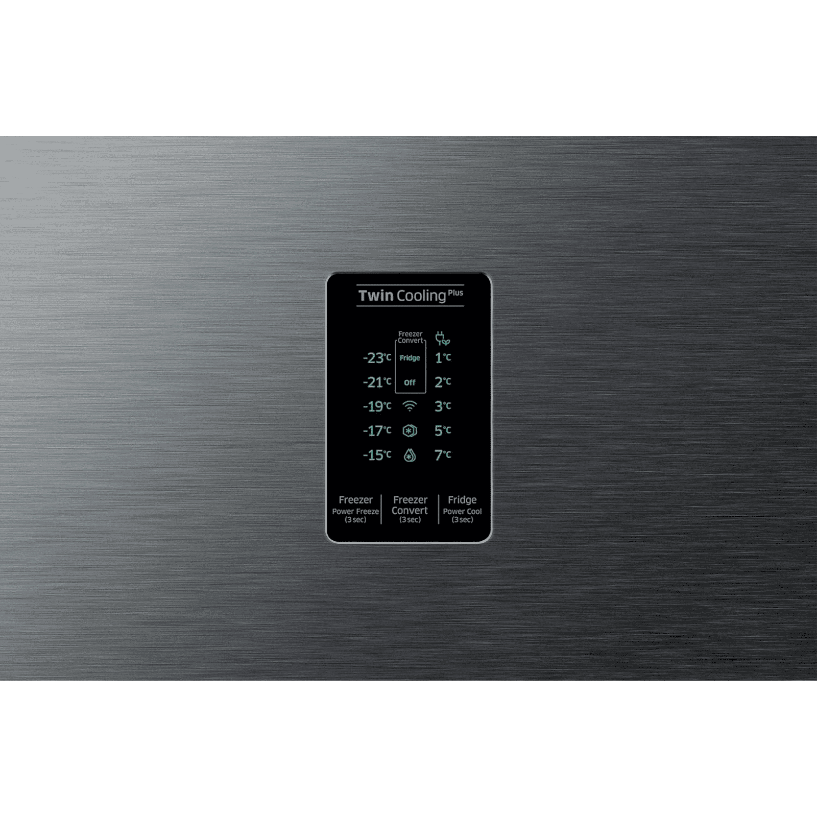 SAMSUNG 322 Litres 3 Star Frost Free Double Door Convertible Refrigerator with Twin Cooling Plus Technology (RT37C4523B1/HL, Black Matt) SAMSUNG 322 Litres 3 Star Frost Free Double Door Convertible Refrigerator with Twin Cooling Plus Technology (RT37C4523B1/HL, Black Matt)_10